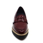 Clair de Lune Mocassin Bordeau lakleer ME787S